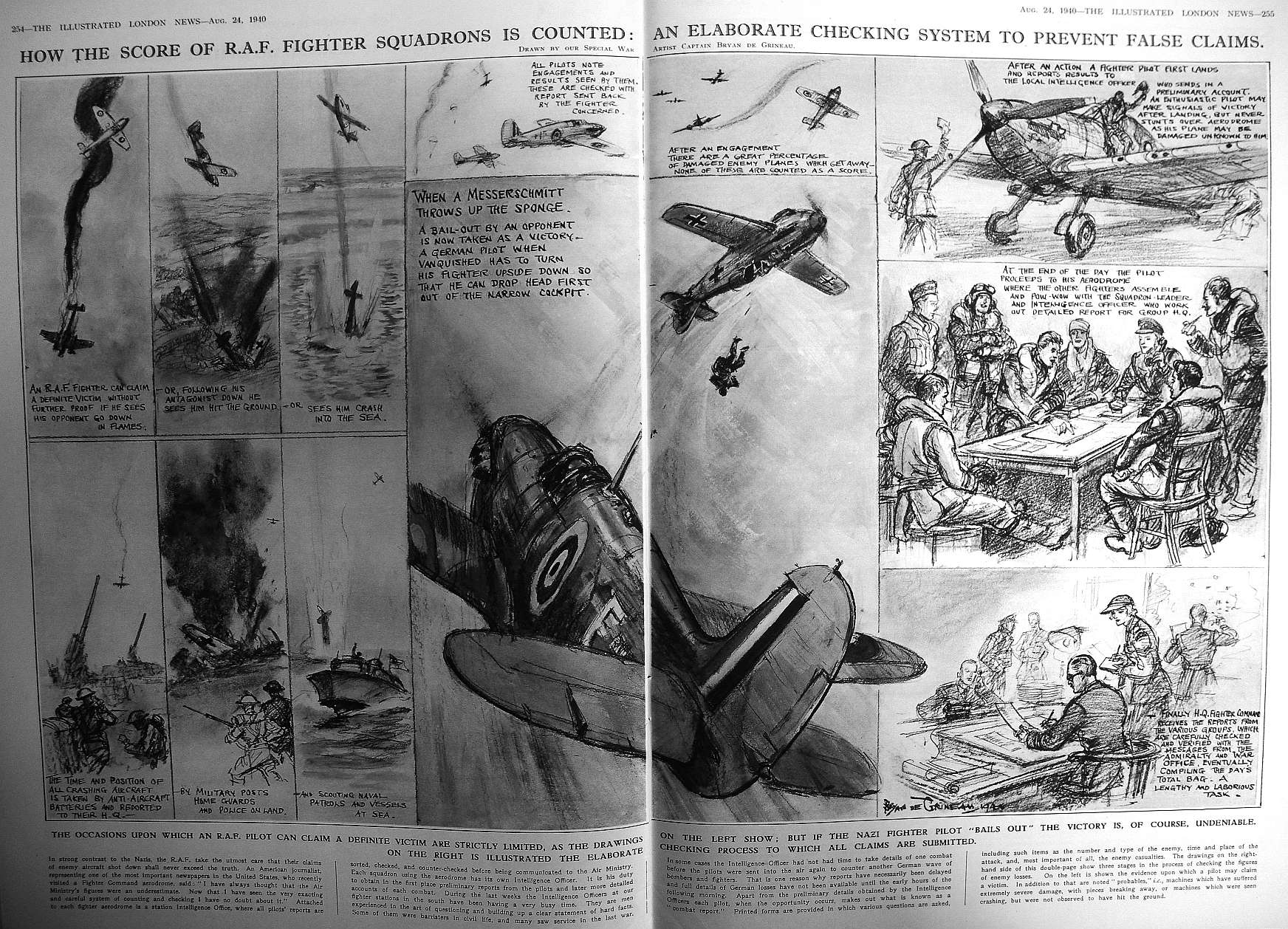 how the raf kept track